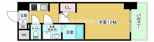 大阪府大阪市西淀川区大和田4丁目【マンション】の間取り