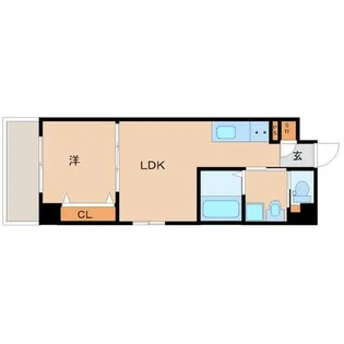 E-Bonheur尼崎【7階】の間取り