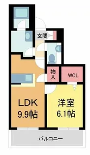 AAAvento岡本【202号室】の間取り