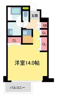 ルーア芦屋【1階】の間取り