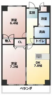 コバヤシビル【502号室】の間取り