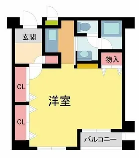 ルーア芦屋【209号室】の間取り