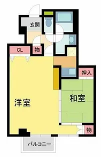 ルーア芦屋【306号室】の間取り