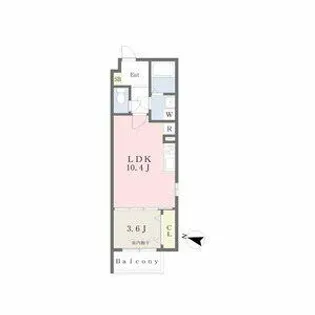 ルシェル氷室Ⅰ【3階】の間取り