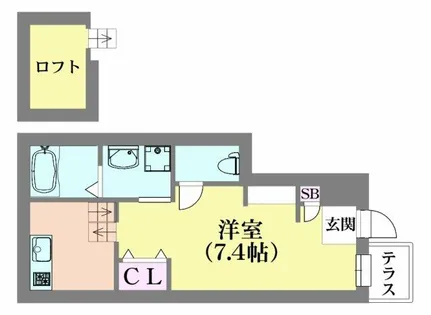 あんしん+池田上町【1階】の間取り