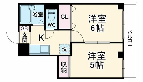 エクセレント関目Ⅱ山崎マンション【2階】の間取り