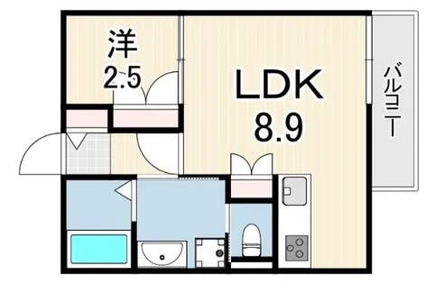 リブレメゾン西宮北口【3階】の間取り