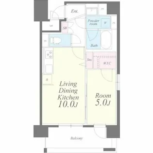 クリスタル丸の内【1階】の間取り