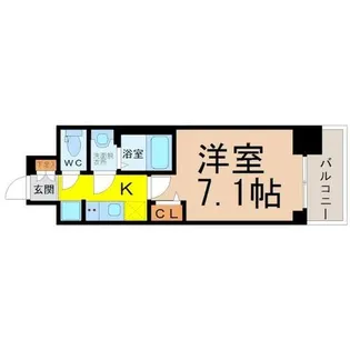 プレサンス名駅南エディフィス【10階】の間取り