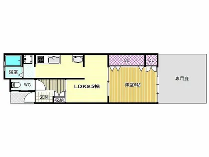大阪府羽曳野市高鷲7丁目【一戸建】の間取り