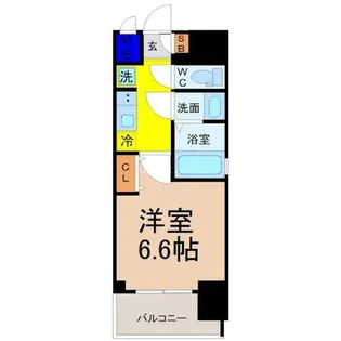 シーズンフラッツ千種(チクサ)【13階】の間取り