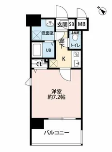 サヴォイソリディティ【4階】の間取り