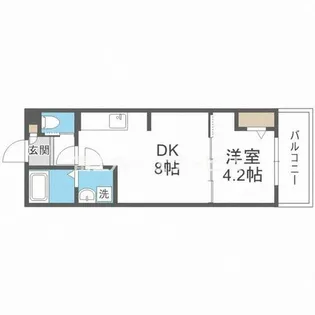 ALEGRIA鶴見区今津【2階】の間取り