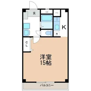 ヴィニョーブルOT【102号室】の間取り