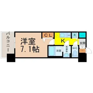 プレサンス大須観音【6階】の間取り