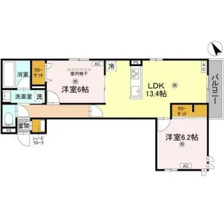 ミュゼリオ【2階】の間取り