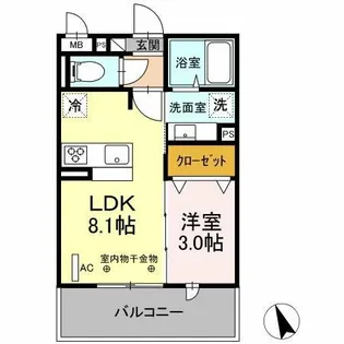 CASTILLO【2階】の間取り