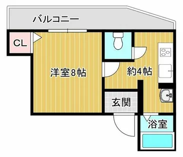 ベルエーキップ【603号室】の間取り