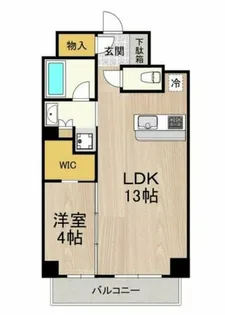 LEGALAND+難波南【3階】の間取り