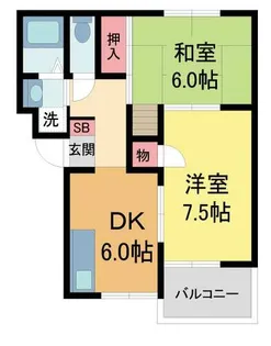 フローラヒロ【302号室】の間取り