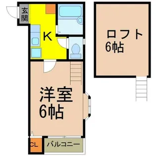 Loft日比野【1階】の間取り