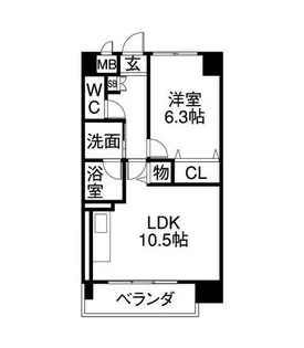 ファインコート【5階】の間取り