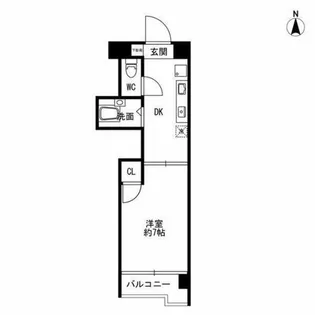リバーシティ楠(犬飼商事ビル)【402号室】の間取り
