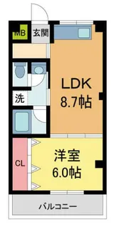 Maison de PaPa【103号室】の間取り