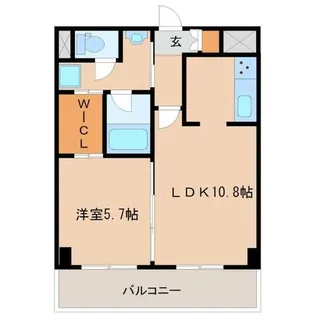 アウローラ武庫之荘【6階】の間取り