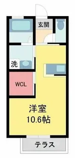 ヤマニハイツ【102号室】の間取り