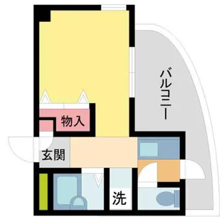 サンクレール越水【307号室】の間取り