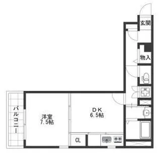 パルテールゴキソ【205号室】の間取り