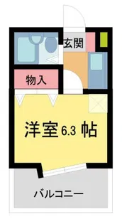 ジョイ甲子園【1階】の間取り