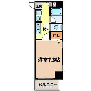 エスタシオン新栄【2階】の間取り