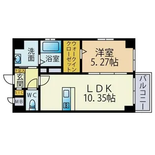 カラコレスⅢ【4階】の間取り