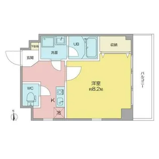 カーサ千種B【6階】の間取り