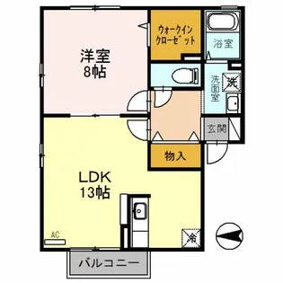 グレイスM・K【2階】の間取り