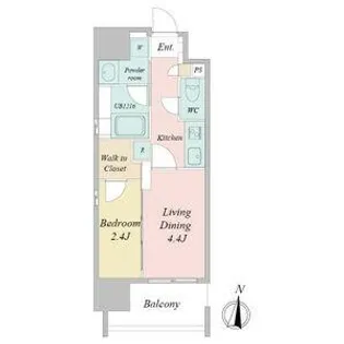 シーズンフラッツ矢場【6階】の間取り