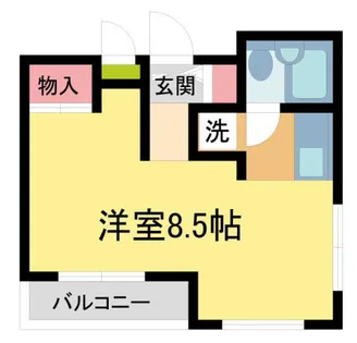 レジデンシア甲子園口【402号室】の間取り