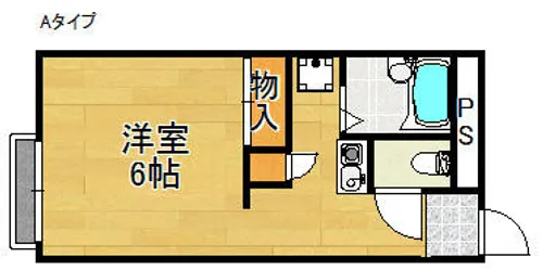 レオパレスdeMorrino【2階】の間取り