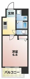 ワールドアイ大阪城EASTⅡ【5階】の間取り