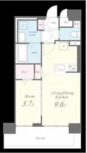 福岡県福岡市中央区天神3丁目【マンション】の間取り