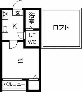 ベルメゾン尾頭橋【1階】の間取り