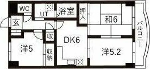本町ハウス【2階】の間取り