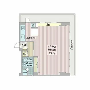 コントレールヒル【202号室】の間取り