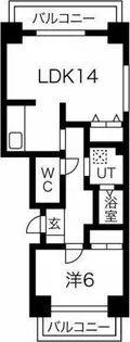 メゾンi【5階】の間取り