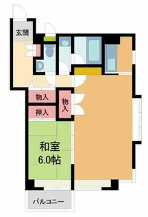 ルーア芦屋【205号室】の間取り