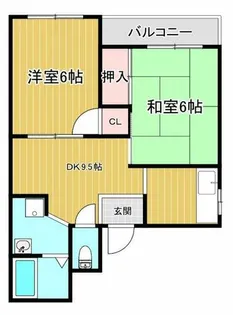 メゾンドールDOⅠ【2階】の間取り