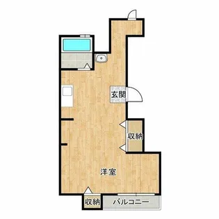 島之内中西ビル【5階】の間取り