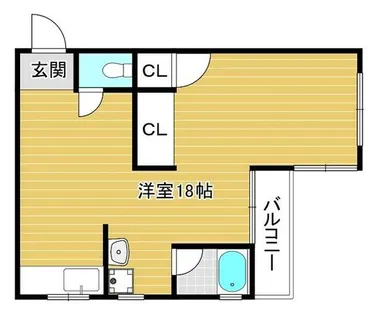 名神コーポ【202号室】の間取り